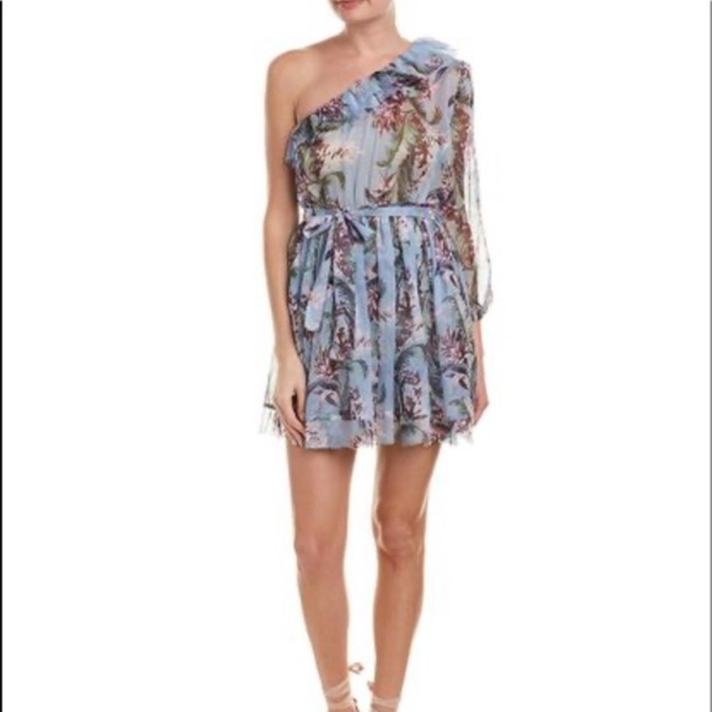 Floral Flowing Mare Mare blue floral dress